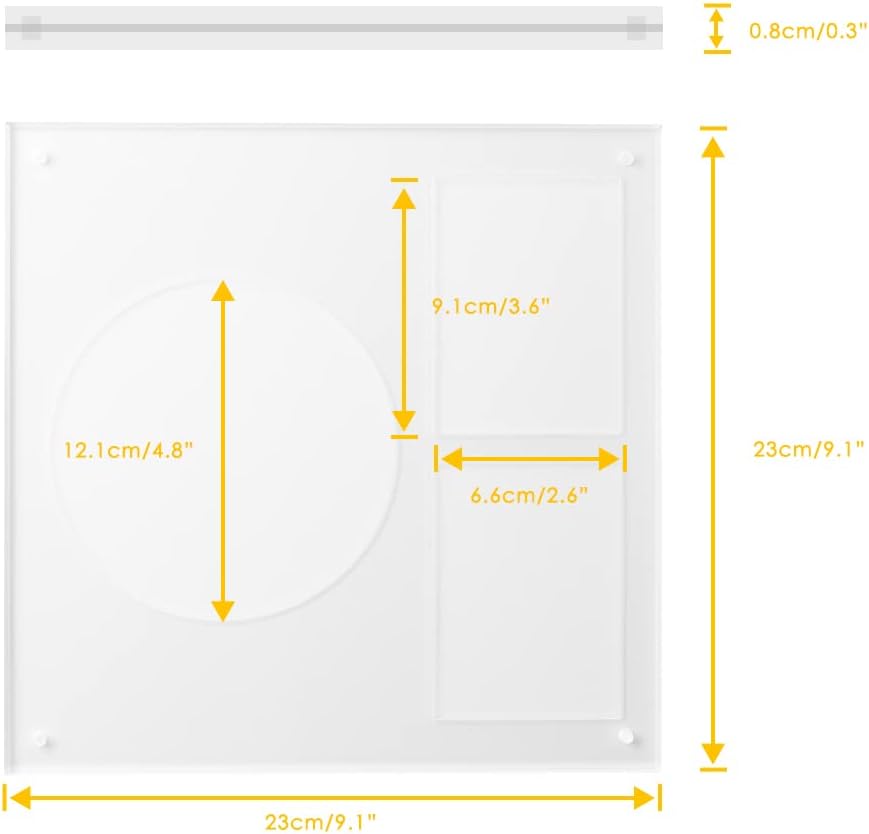 Acrylic Album CD/Photocard Display Stand, Holds 2 Photocards Display Frame Clear Shelf Photocard Display Frame Photocard Holder
