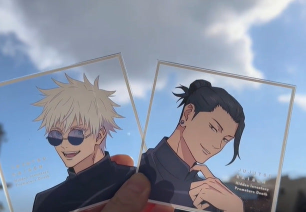 High-Transparency Acrylic Coasters – Perfect for Anime Merchandise, Celebrity Memorabilia, Photocard Display