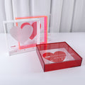 Acrylic Wedding Favor Box, Minimalist Romantic Packaging for Gifts