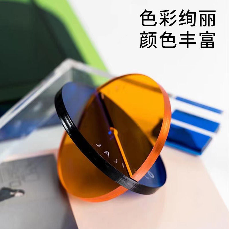 3.9 inch Creative Acrylic Rainbow Coasters, Coffee Tea Drink Mug Pads Bar Restaurant Shooting Props Cup Mat