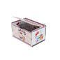 Anime Acrylic Puzzle Storage Box with Flip Lid, Detachable Desktop Organizer, Decorative Display Case, Multi-Purpose Storage for Desk or Vanity