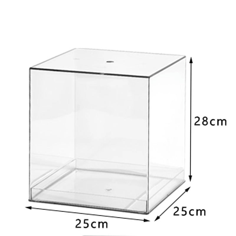 High Transparency Acrylic Wedding  Flower Box, Square Shape Fresh Flower Arranging Container