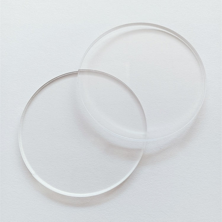 High-Transparency Acrylic Coasters – Perfect for Anime Merchandise, Celebrity Memorabilia, Photocard Display