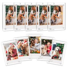 Load image into Gallery viewer, 5 PCS Acrylic Fridge Magnetic Frame,Double Sided Refrigerator Magnet Picture Frame
