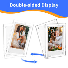 Load image into Gallery viewer, 5 PCS Acrylic Fridge Magnetic Frame,Double Sided Refrigerator Magnet Picture Frame
