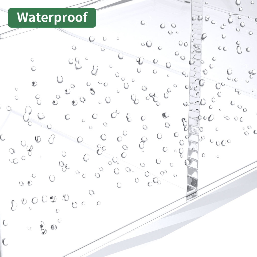 Expandable Kitchen Drawer Organizer for Flatware and Utensils,Clear Acrylic Adjustable Silverware Tray for Drawer,Office,Bathroom Supplies-9 Compartments