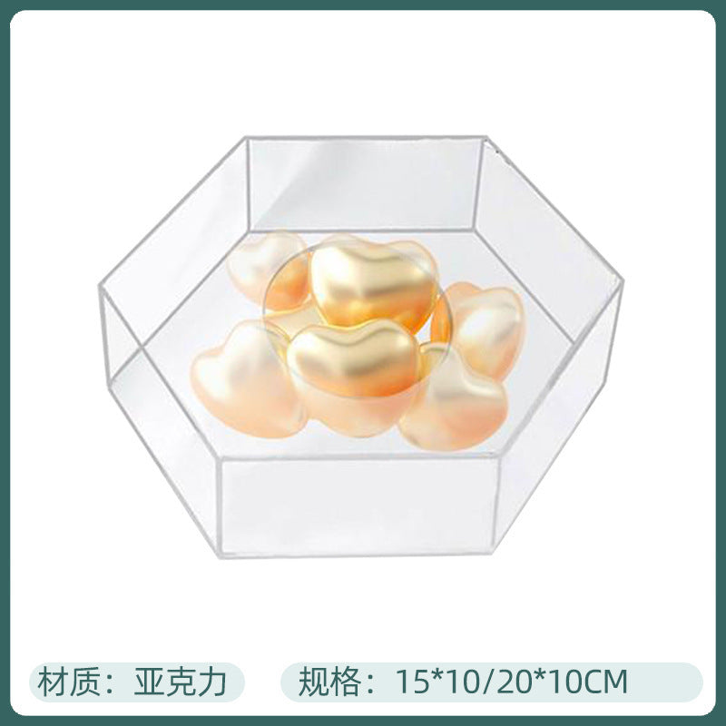 Acrylic Wedding Cake Stand, Transparent Round Multi-Layer Dessert Display Rack, Birthday Decoration Display