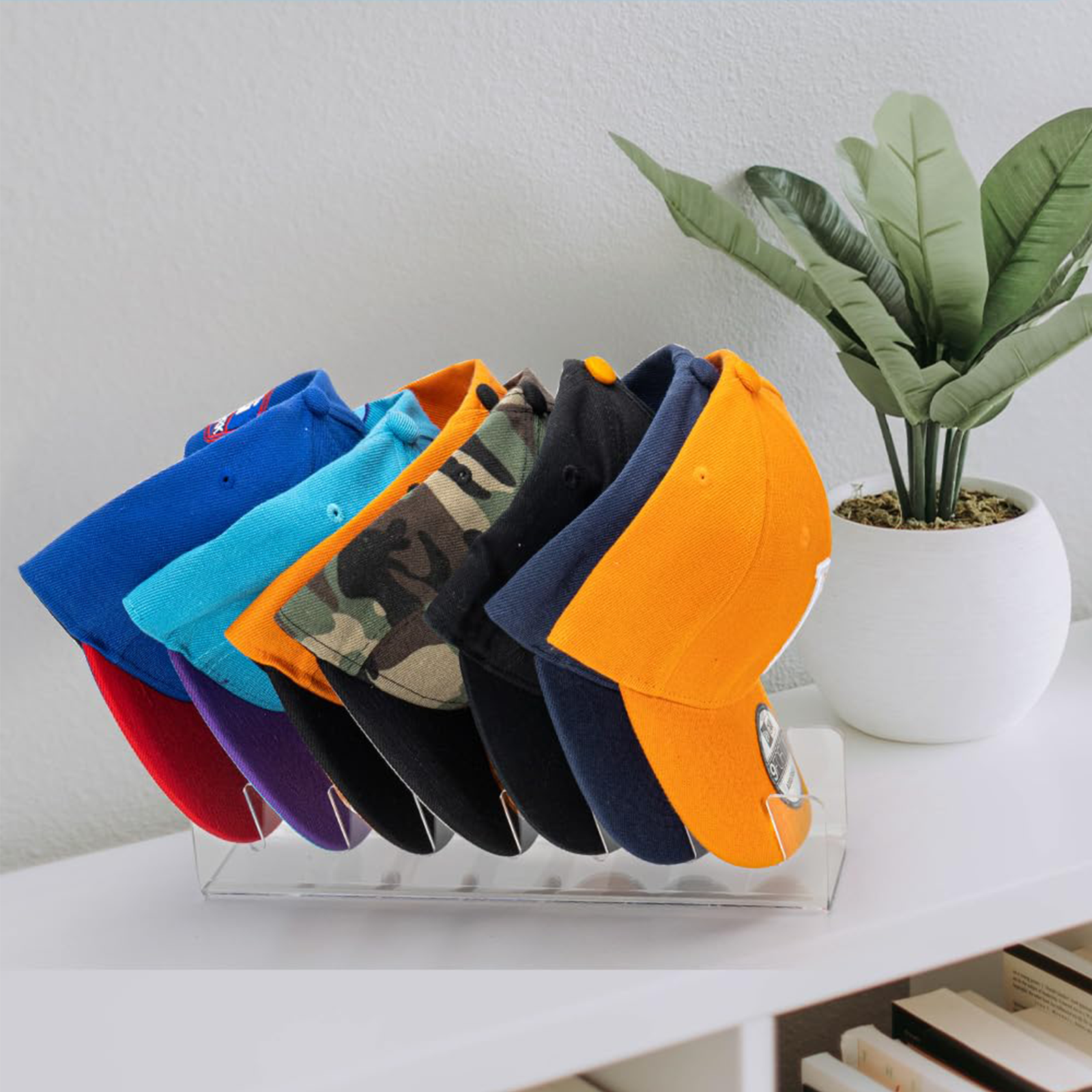 2 Pcs Acrylic Hat Organizer