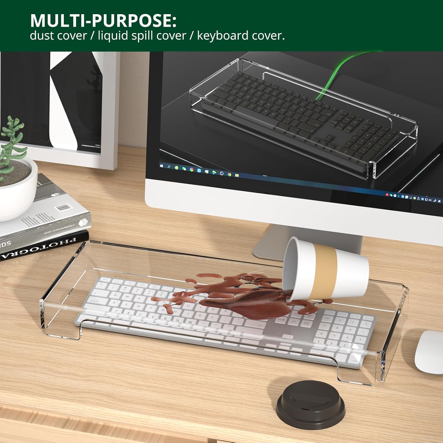 Acrylic Computer Keyboard Cover, Mechanical Keyboard Dust Cover PC Keyboard Cat Protector, Cat Keyboard Protector，Acrylic Computer Keyboard Cover, Mechanical Keyboard Dust Cover Keyboard Protector Cat Keyboard Covers