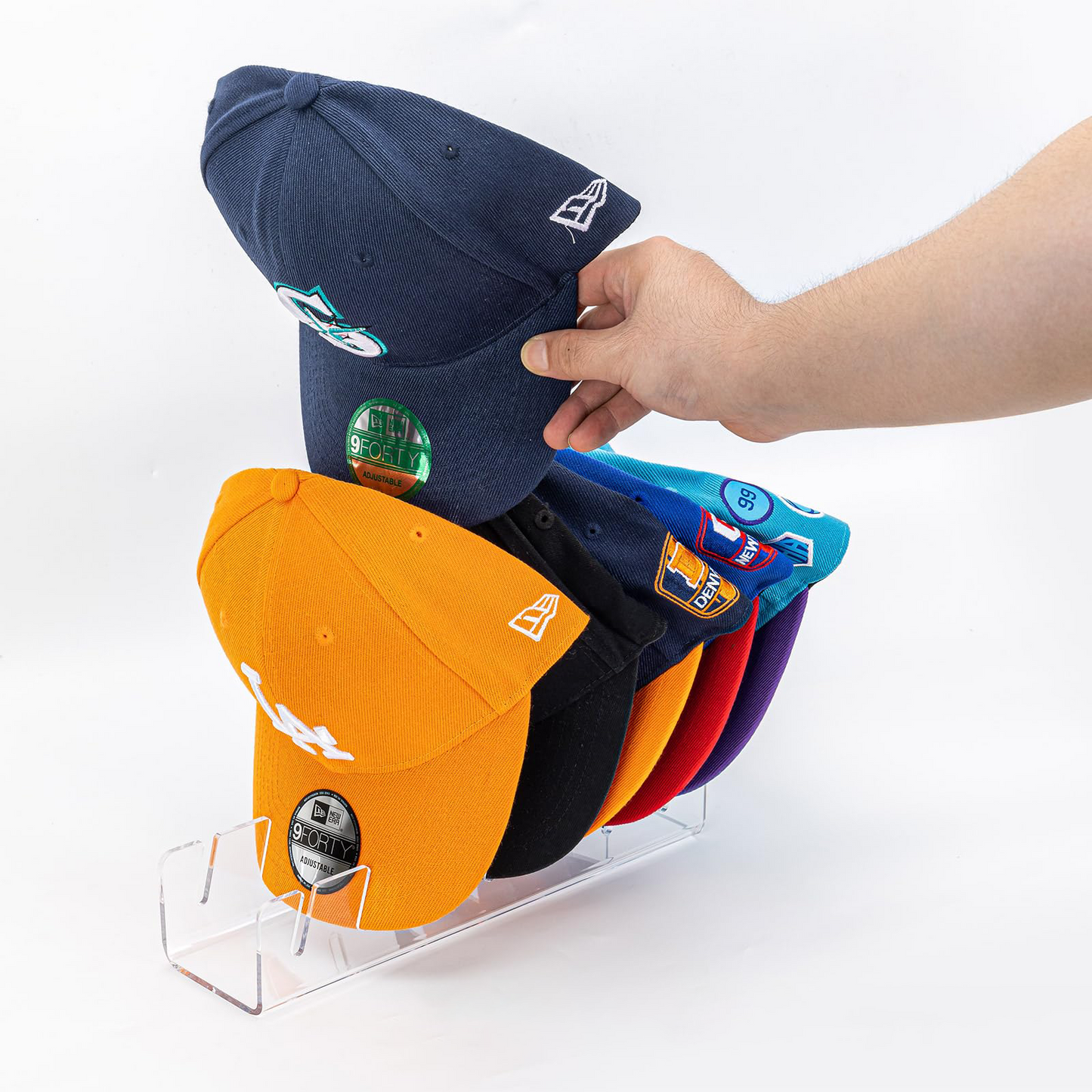 2 Pcs Acrylic Hat Organizer