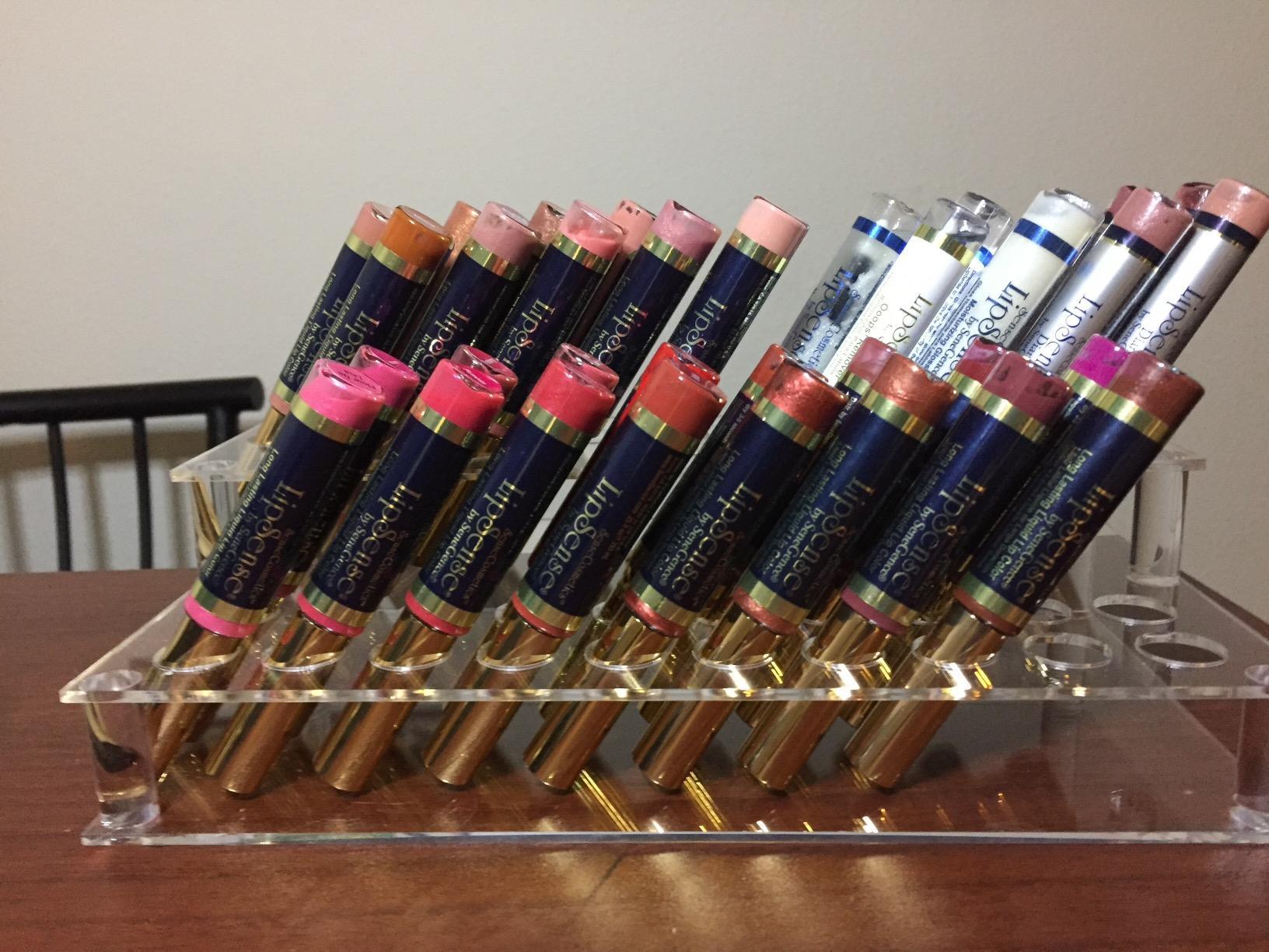 41 Spaces Transparent Acrylic Lipsticks Holder-storage Cosmetic/Organizer Display/Showcase