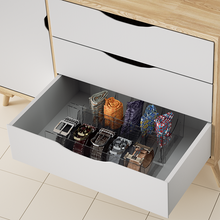 Load image into Gallery viewer, Acrylic Belt Organizer Belt Container Storage Holder 7 Compartments Wardrobe
