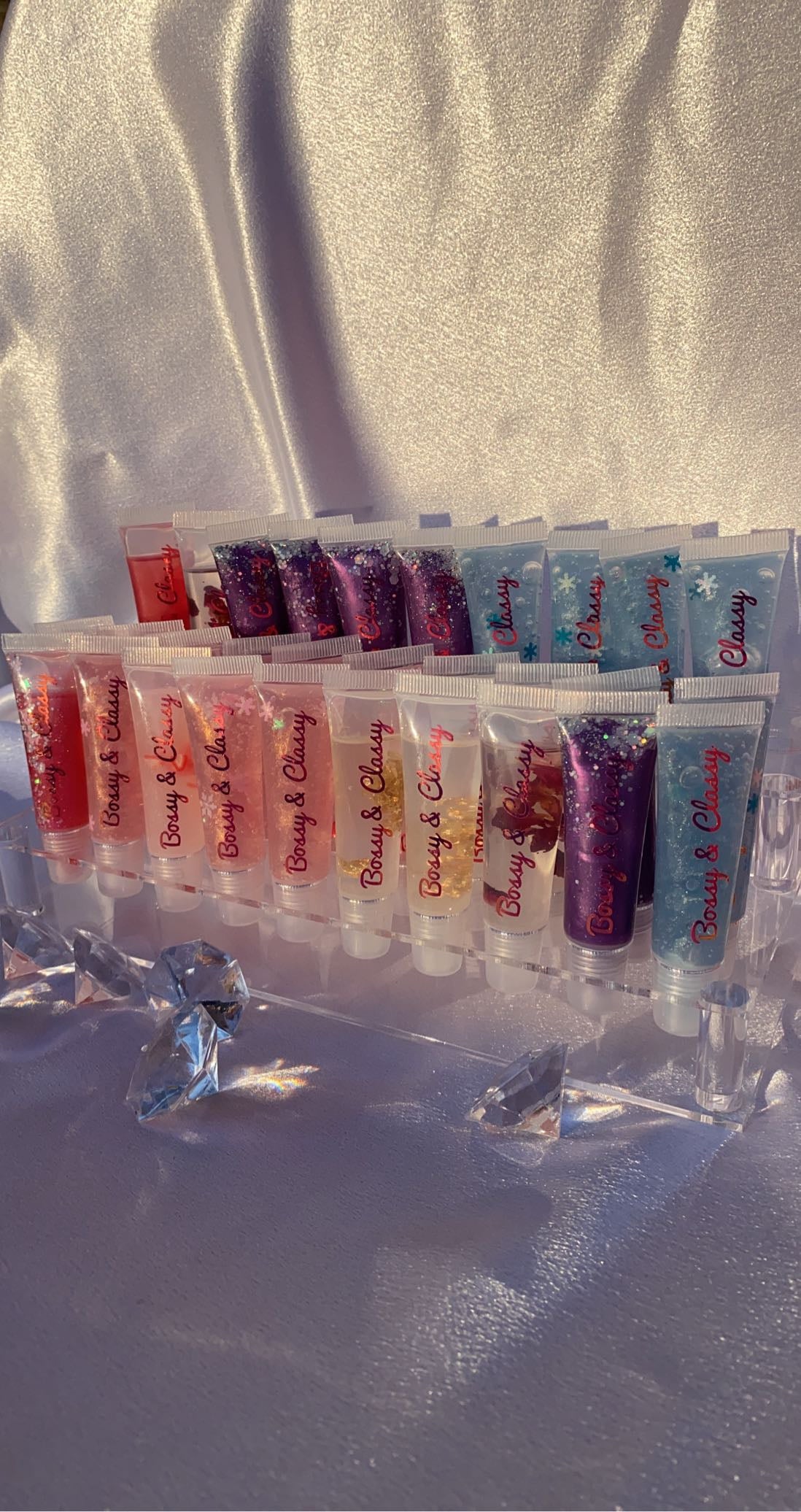 41 Spaces Transparent Acrylic Lipsticks Holder-storage Cosmetic/Organizer Display/Showcase