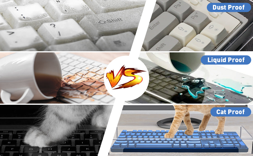 Acrylic Computer Keyboard Cover, Mechanical Keyboard Dust Cover PC Keyboard Cat Protector, Cat Keyboard Protector，Acrylic Computer Keyboard Cover, Mechanical Keyboard Dust Cover Keyboard Protector Cat Keyboard Covers