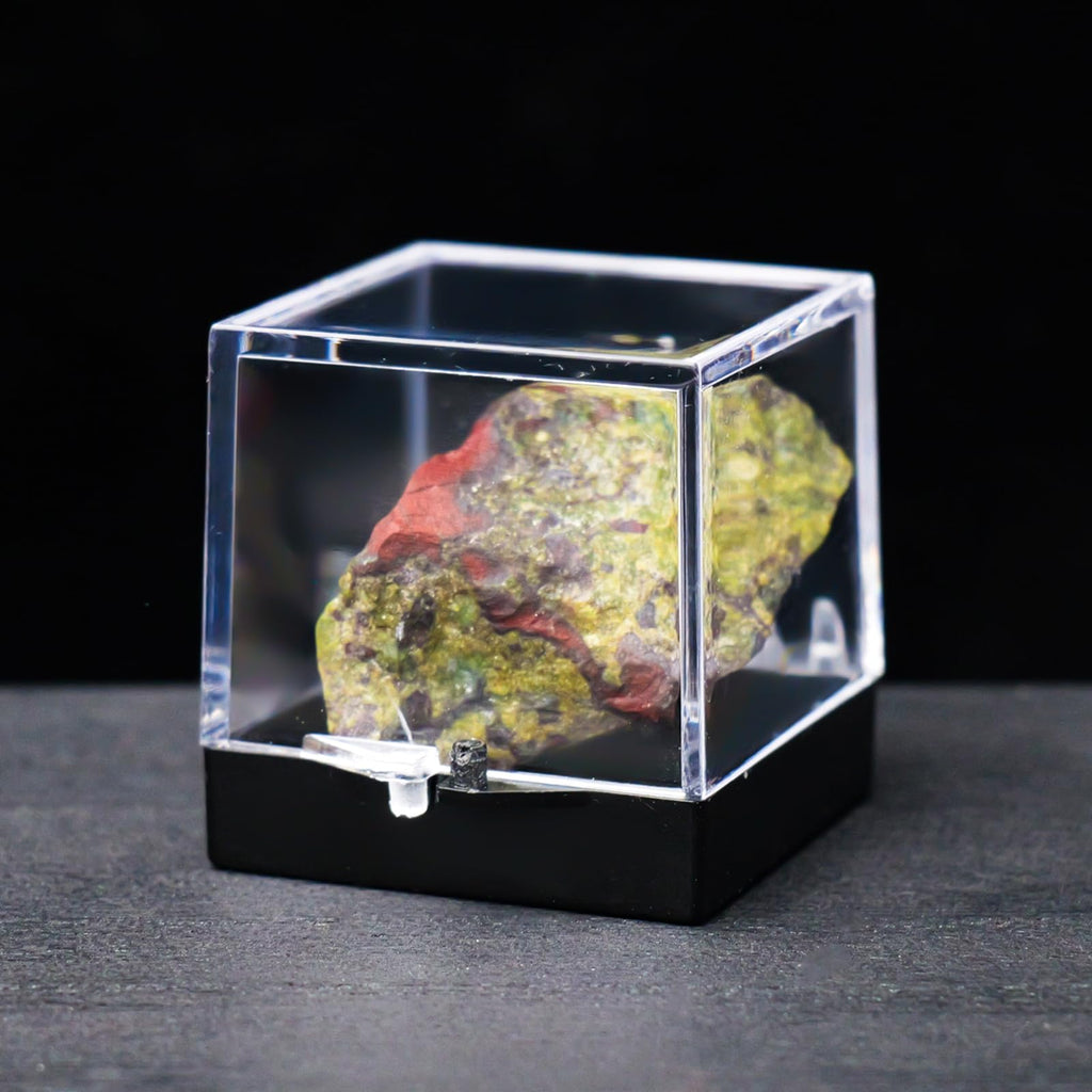 12pcs Mineral Standard Display Box Display Shelves Packing Collectible Pad Organizers Single Cupcake Boxes Asian Mineral Specimen Storage Bulb Containers with Lids Stash Plastic acrylic