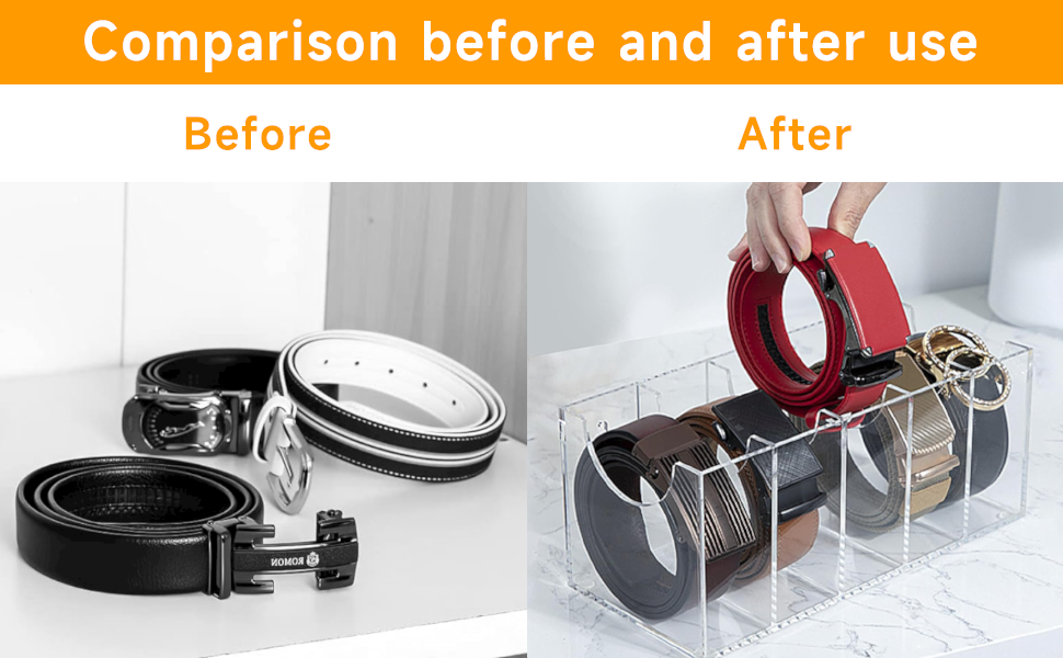 Belt Organizer Acrylic
